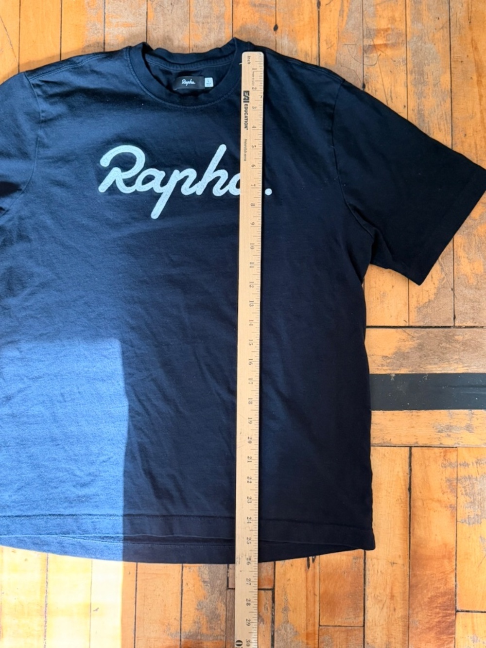 Rapha Logo T-shirt Embroidered/Chainstitch Men's Large - Picture 2 of 8